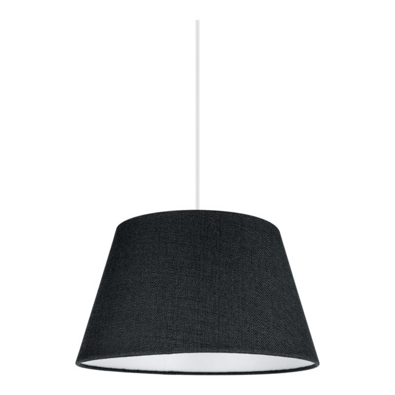 Skærmlampe Lokombi M 30 cm Mørkegrå Stof