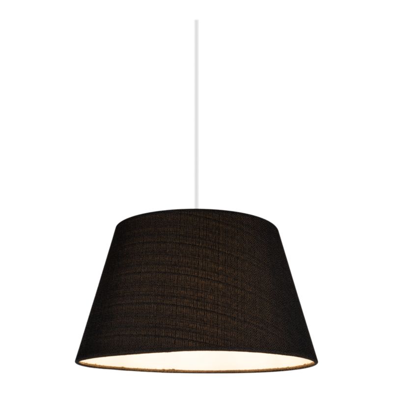 Skærmlampe Lokombi M 30 cm Mørkegrå Stof