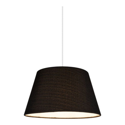 Skærmlampe Lokombi M 30 cm Mørkegrå Stof