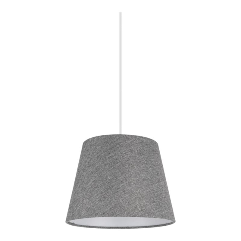 Abażur Stożkowy Lokombi S Tkanina Szary 200 mm 82220-20GY