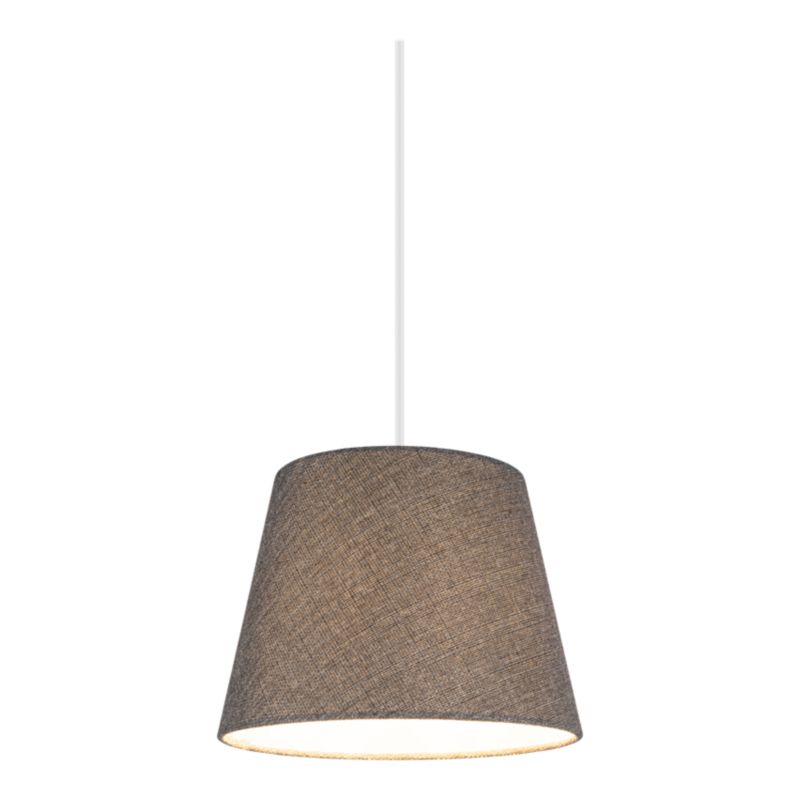 Abażur Stożkowy Lokombi S Tkanina Szary 200 mm 82220-20GY