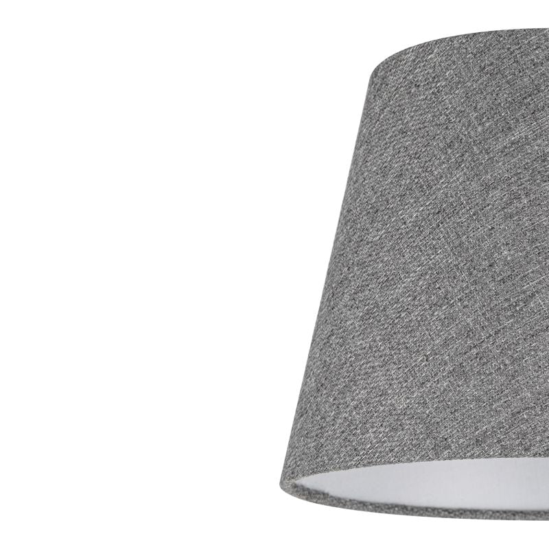 Abażur Stożkowy Lokombi S Tkanina Szary 200 mm 82220-20GY