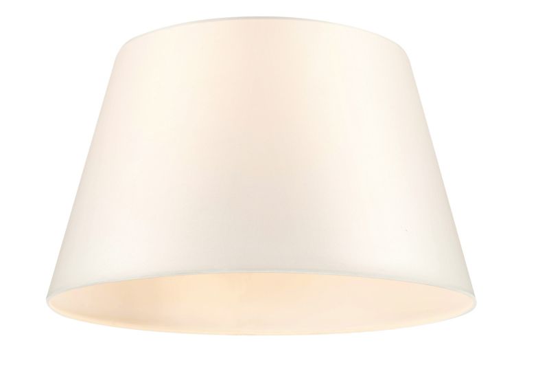 Abażur stożkowy GoodHome Lokombi XL kremowy