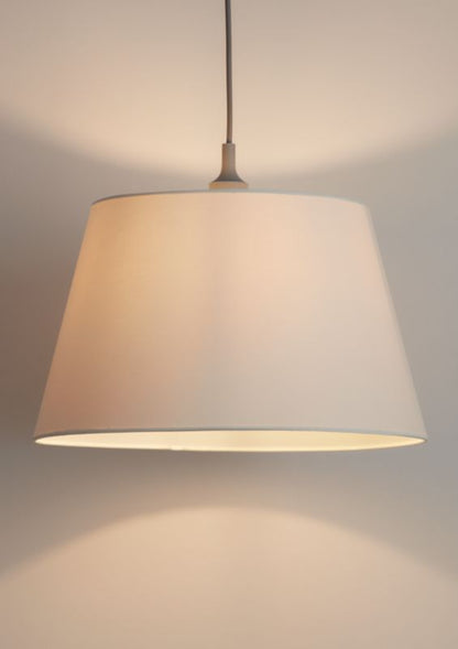 Abażur stożkowy GoodHome Lokombi XL kremowy