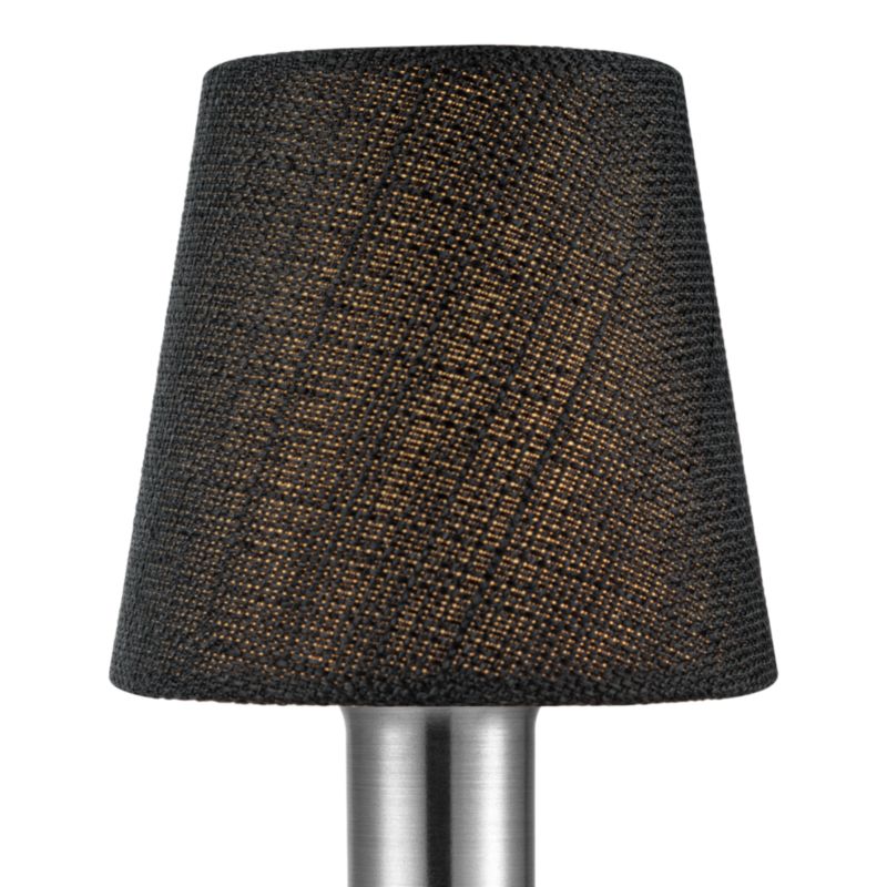 Skærm Kegle Lokombi XS 10x9 cm Mørkegrå Stof