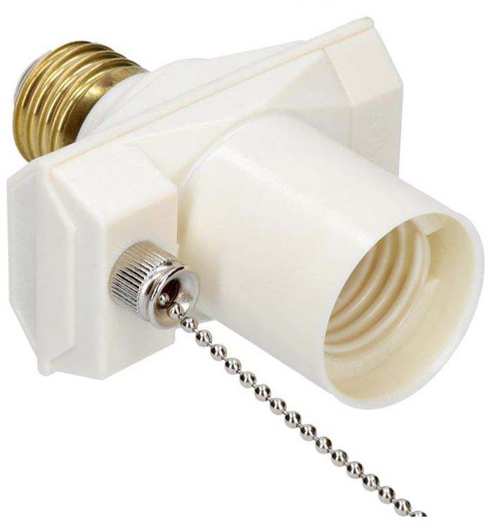 Adapter E27 med Kontakt