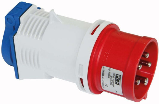 PCE adapter med indgang 16/5 og udgang GS 230 V IP44