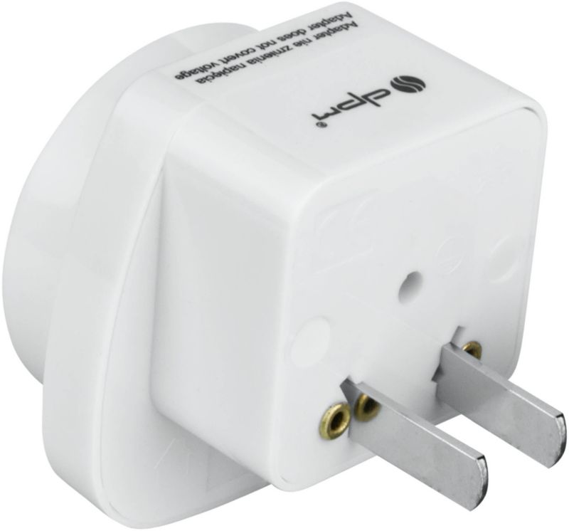 Dpm USA rejseadapter hvid