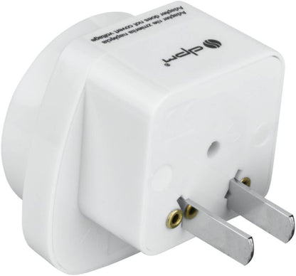 Dpm USA rejseadapter hvid