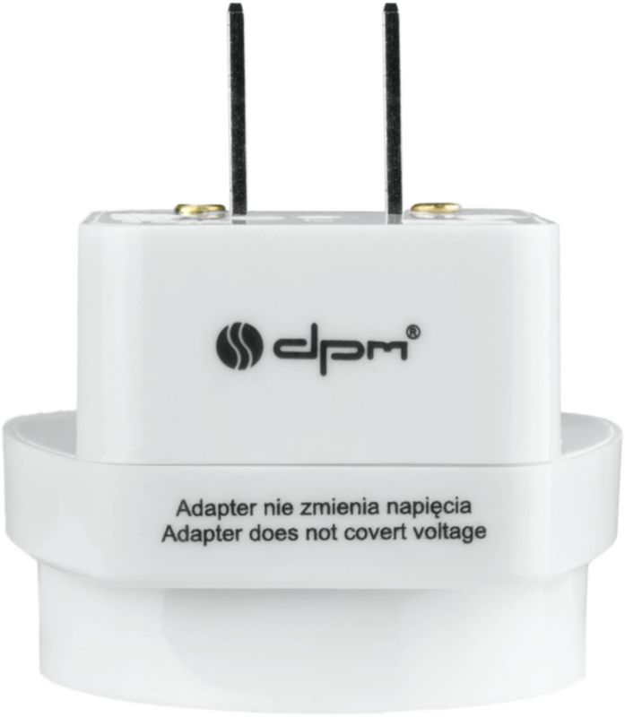 Dpm USA rejseadapter hvid