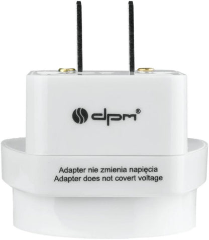 Dpm USA rejseadapter hvid