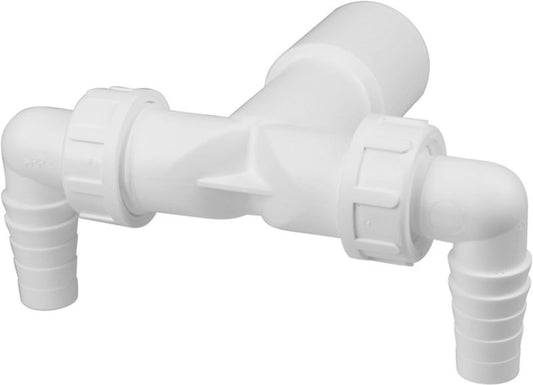 Tycner dobbeladapter til vaskemaskine 40/32 mm