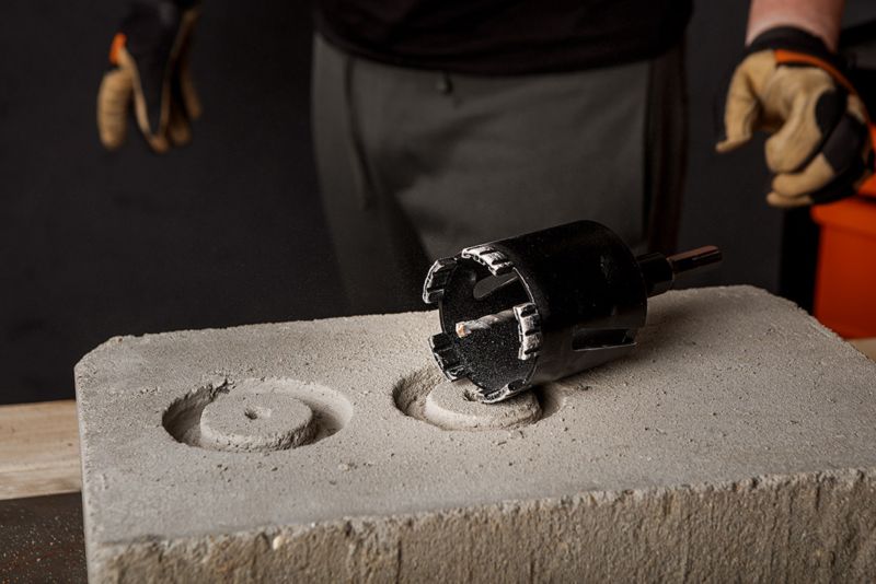 Hexagonadapter til GRAPHITE diamantkerneboremaskiner 100 mm med HEX-fatte, 1 stk.