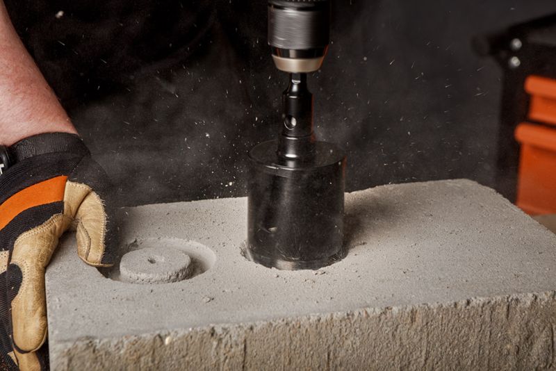 Hexagonadapter til GRAPHITE diamantkerneboremaskiner 100 mm med HEX-fatte, 1 stk.