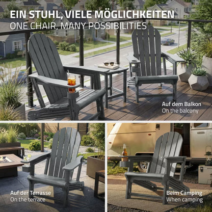 Adirondack Havestol 54,5x76x91 cm med Kopholder