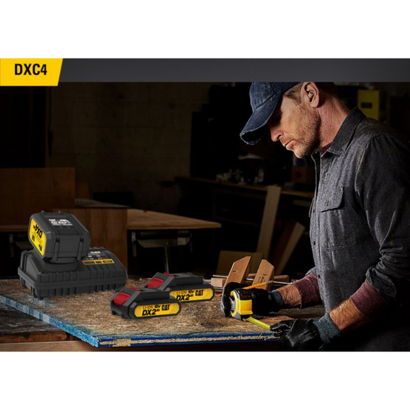 CAT hurtigoplader DXC4 100-240V 1 stk