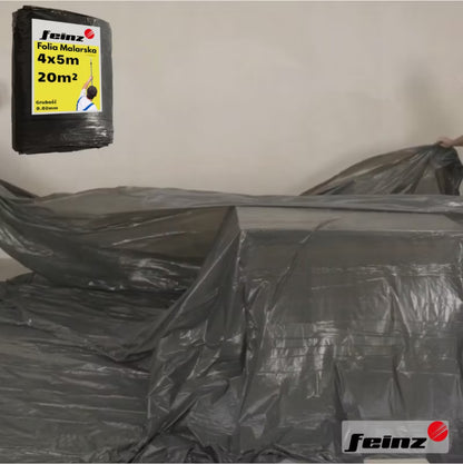 Afdækningsfolie 4x5 m Gul 20 m²