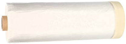 Afdækningsfolie med Malerberbånd 140 cm x 33 m Transparent