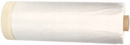 Afdækningsfolie med Malertape 195 cm x 33 m 2 Stk. Transparent