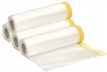 Afdækningsplast med Tape 200 cm x 20 m 4 Stk.