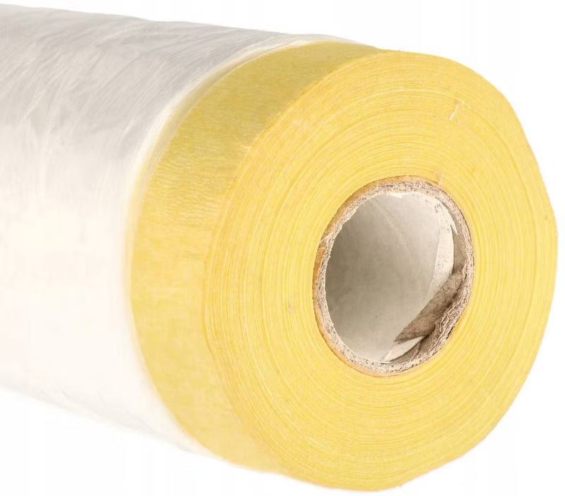 Afdækningsplast med Tape 360 cm x 20 m Transparent
