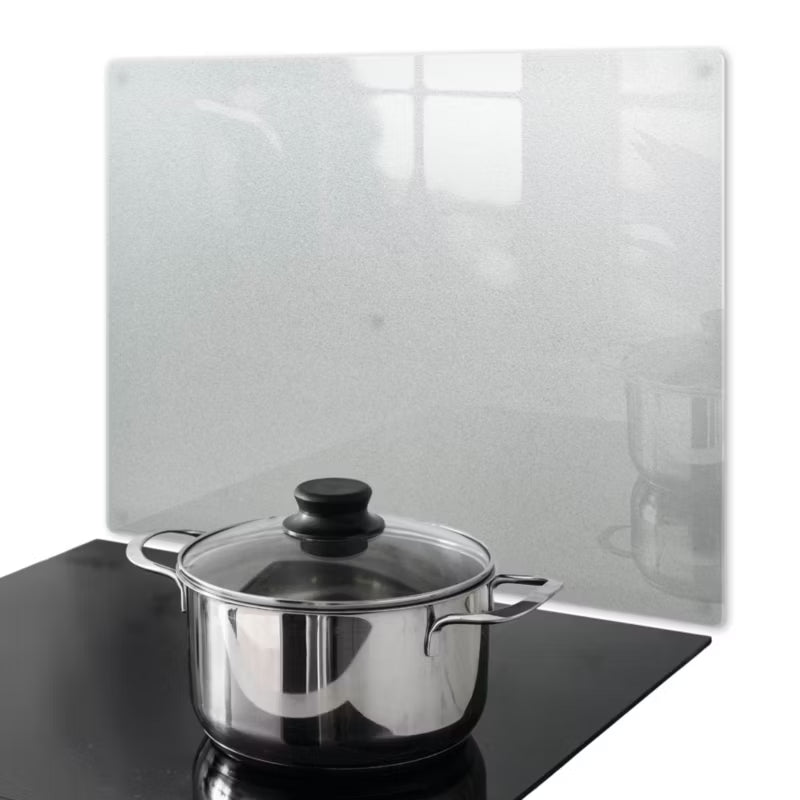 Afdrækningsplade Induktion 52x40 cm Frostet Glas