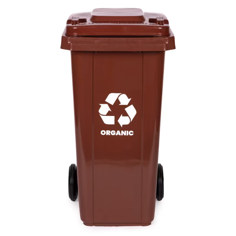 Affaldsbeholder Sæt 5x120 Liter med Hjul