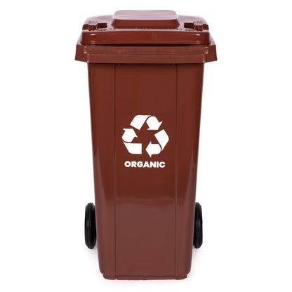 Affaldsbeholder Sæt 5x120 Liter med Hjul