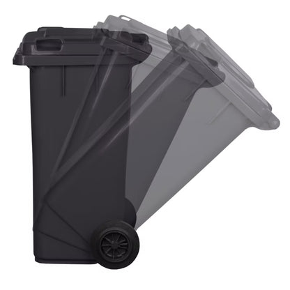 Affaldscontainer 120 Liter Sort