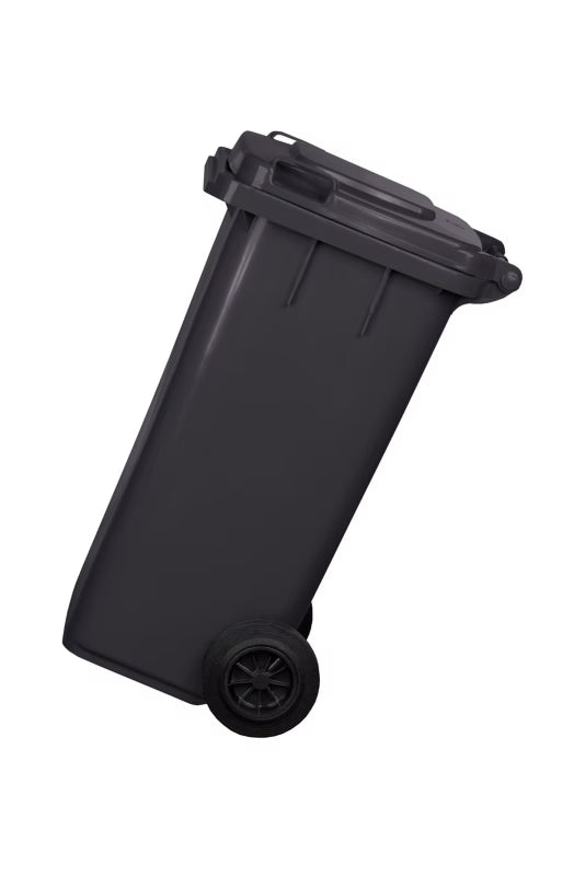 Affaldscontainer 120 Liter Sort