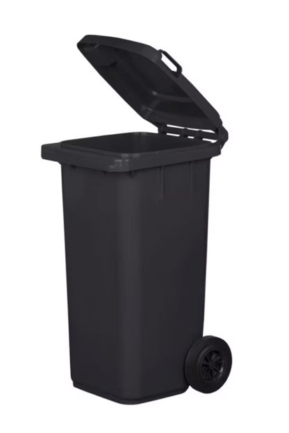 Affaldscontainer 120 Liter Sort