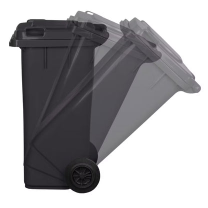 Affaldscontainer 120 Liter Sort