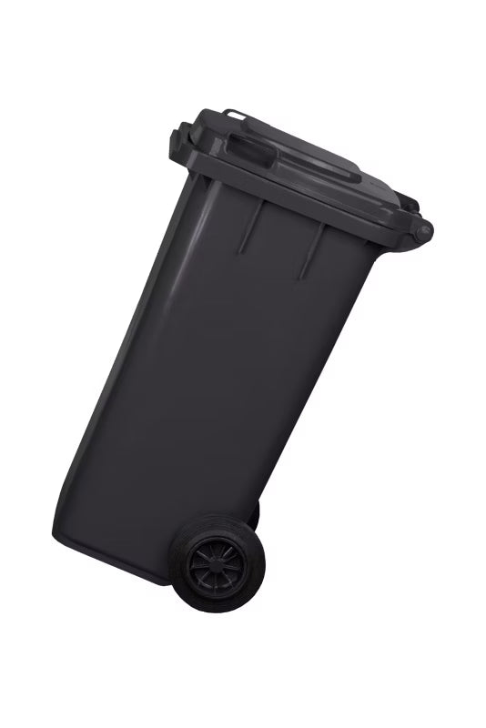 Affaldscontainer 120 Liter Sort