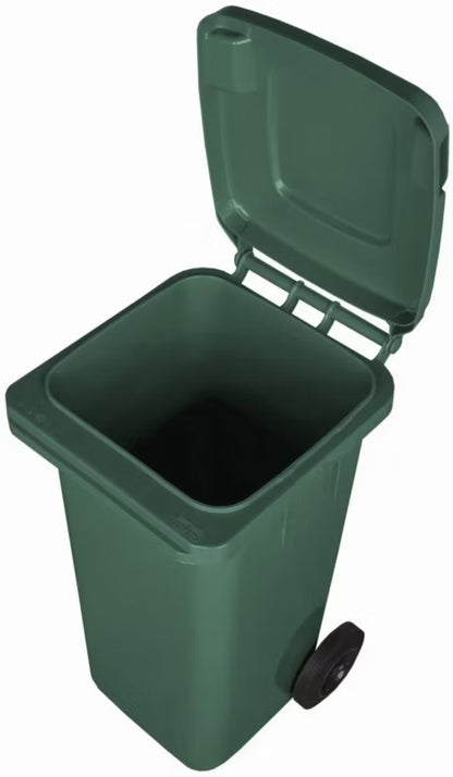 Affaldscontainer 120 Liter Grøn med Hjul
