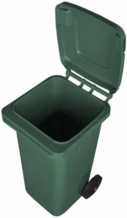 Affaldscontainer 120 Liter Grøn med Hjul
