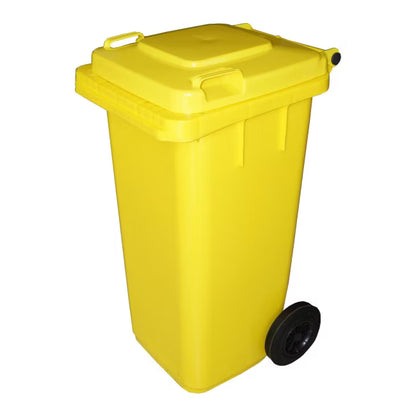 Affaldscontainer 240 Liter Gul med Hjul
