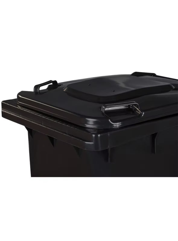 Affaldscontainer 240 Liter Sort med Hjul