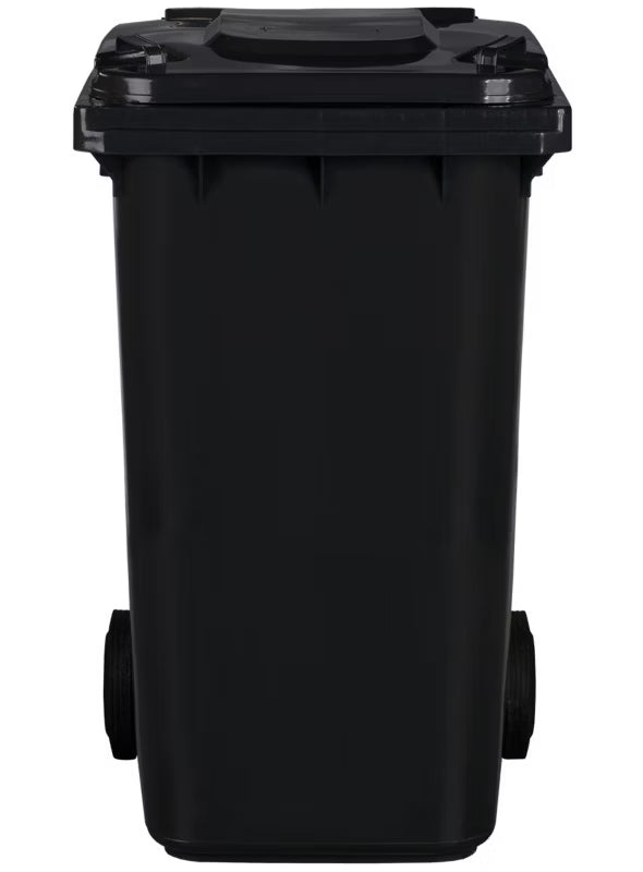 Affaldscontainer 240 Liter Sort med Hjul