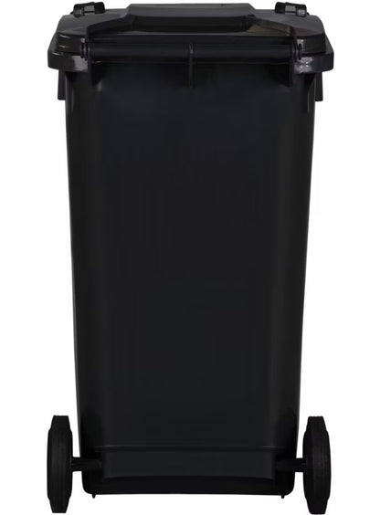 Affaldscontainer 240 Liter Sort med Hjul