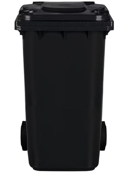 Affaldscontainer 240 Liter Sort med Hjul