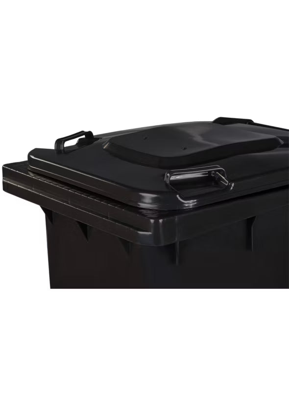Affaldscontainer 240 Liter Sort med Hjul