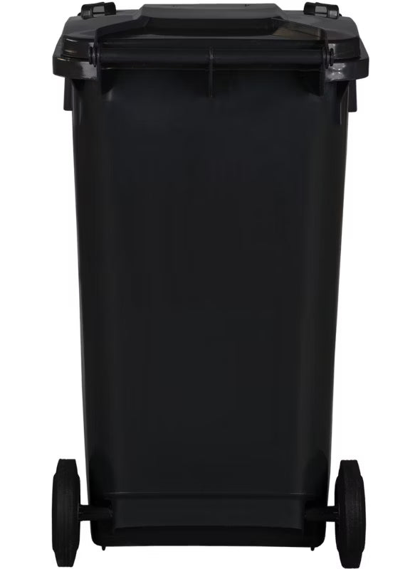 Affaldscontainer 240 Liter Sort med Hjul