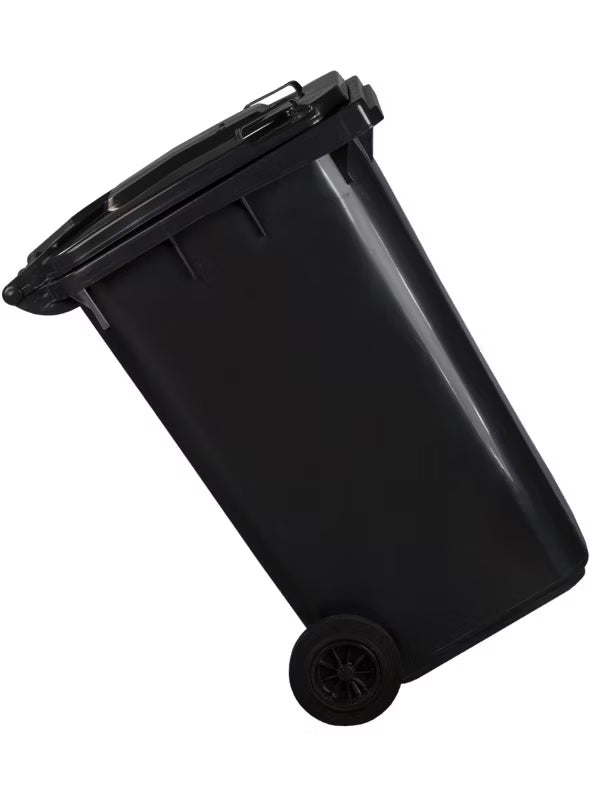 Affaldscontainer 240 Liter Sort med Hjul
