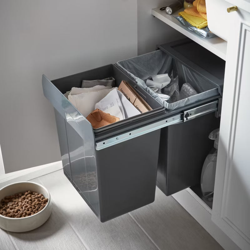 Affaldssortering Vigote 2 Rum 36L Grå