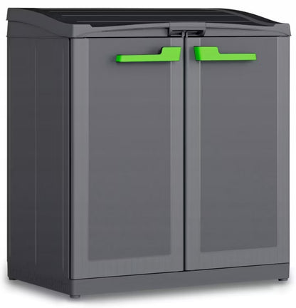 Affaldssorteringsskab Moby 90x55x100 cm Grå