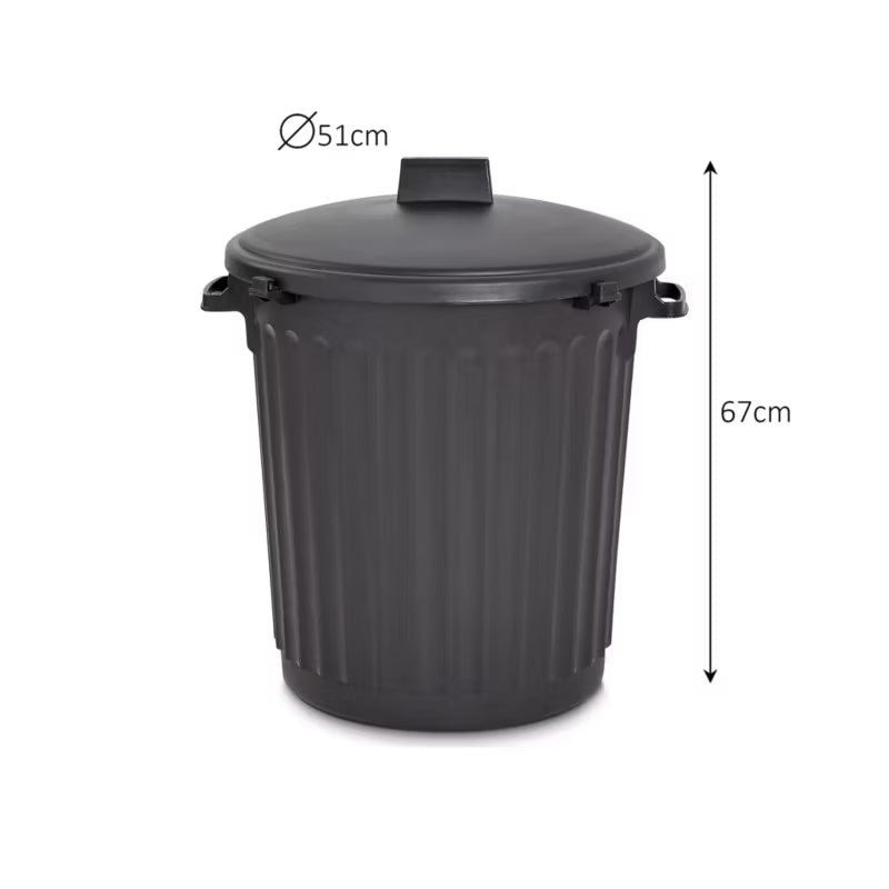 Affaldsspand 80 Liter Sort