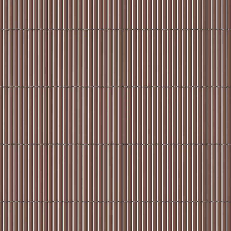 Afskærmningsmåtte 150x300 cm Brun Genanvendt Komposit