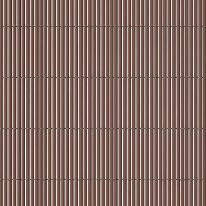 Afskærmningsmåtte 150x300 cm Brun Genanvendt Komposit