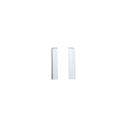 Afslutning til Gulvliste 17,5x82,5 mm Hvid Mat PVC 2 stk.