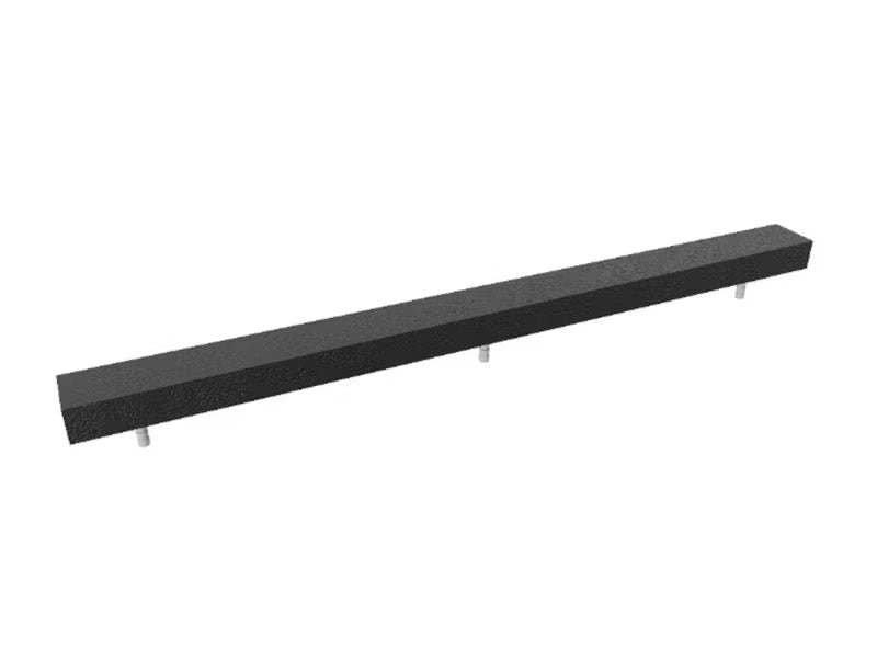 Afslutningskant Easy Drop 70 cm Sort 4 Stk.